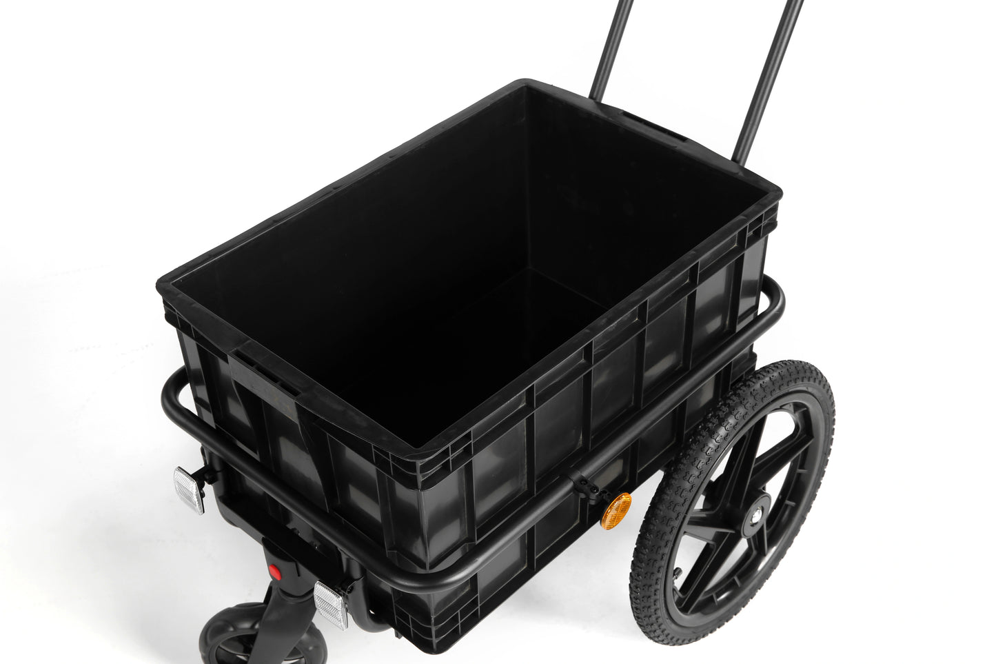 Bike Trailers 20316N 2-in-1 Bicycle Cargo Trailer & Hand Cart - Removable Heavy-Duty Box with Rain Cover