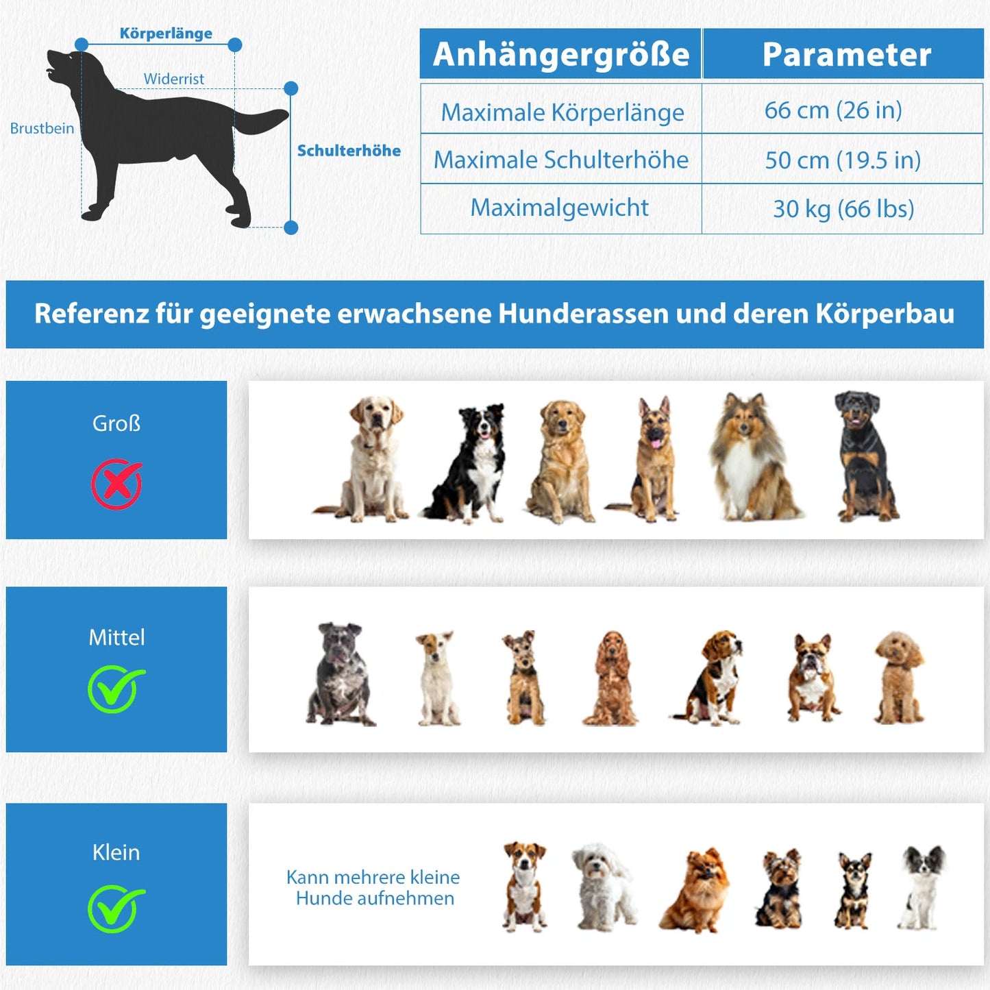 Bike Trailers 20303B | 2-in-1 Pet Bike Trailer & Jogging Stroller with 360° Swivel Front Wheel