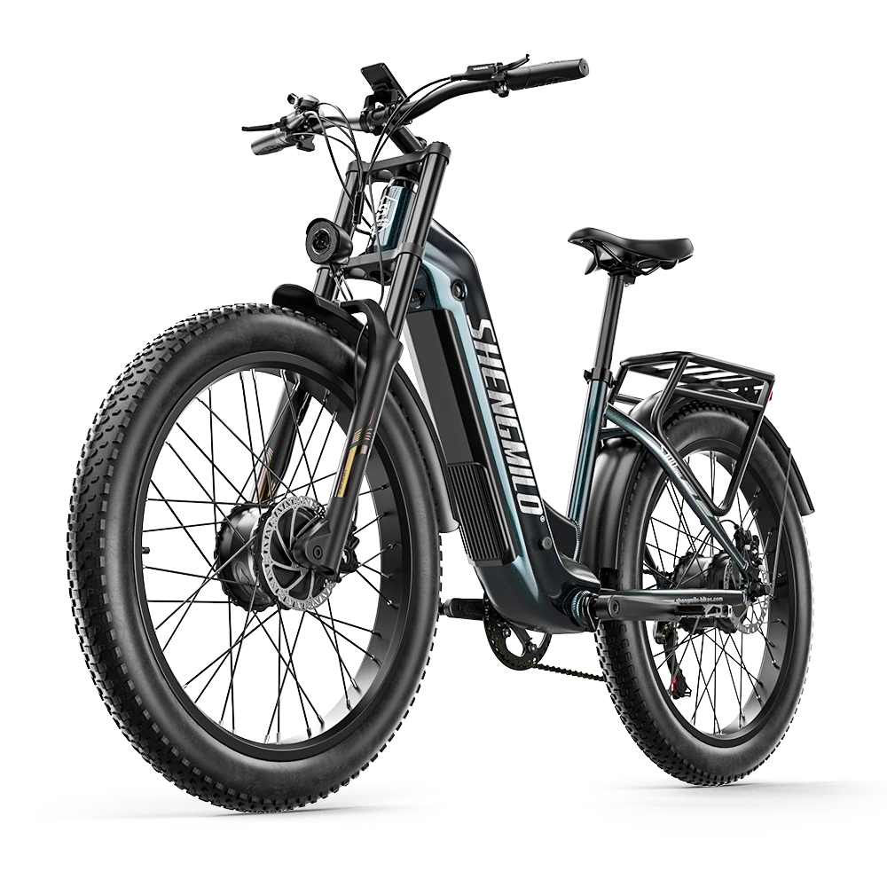 S700 PRO electric bike in a front three-quarter view, showing its fat tires and upright handlebar.