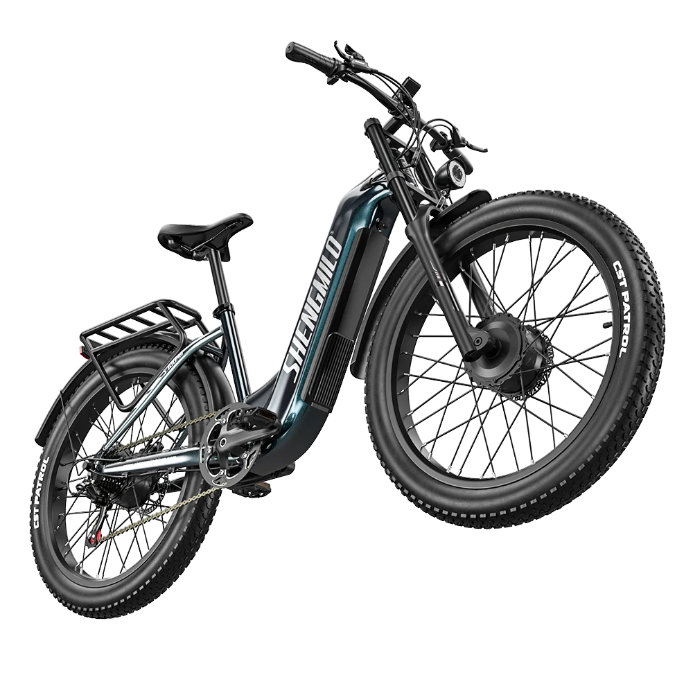 Shengmilo S700 PRO electric bike shown from a rear three-quarter angle.