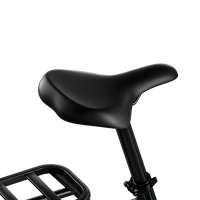 Close-up of the Shengmilo S700 PRO saddle and rear rack.