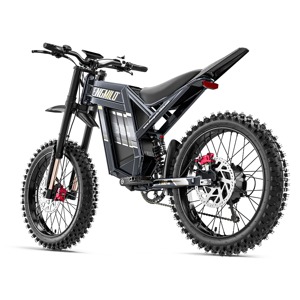 Shengmilo S900 Pro electric bike, rear three-quarter view