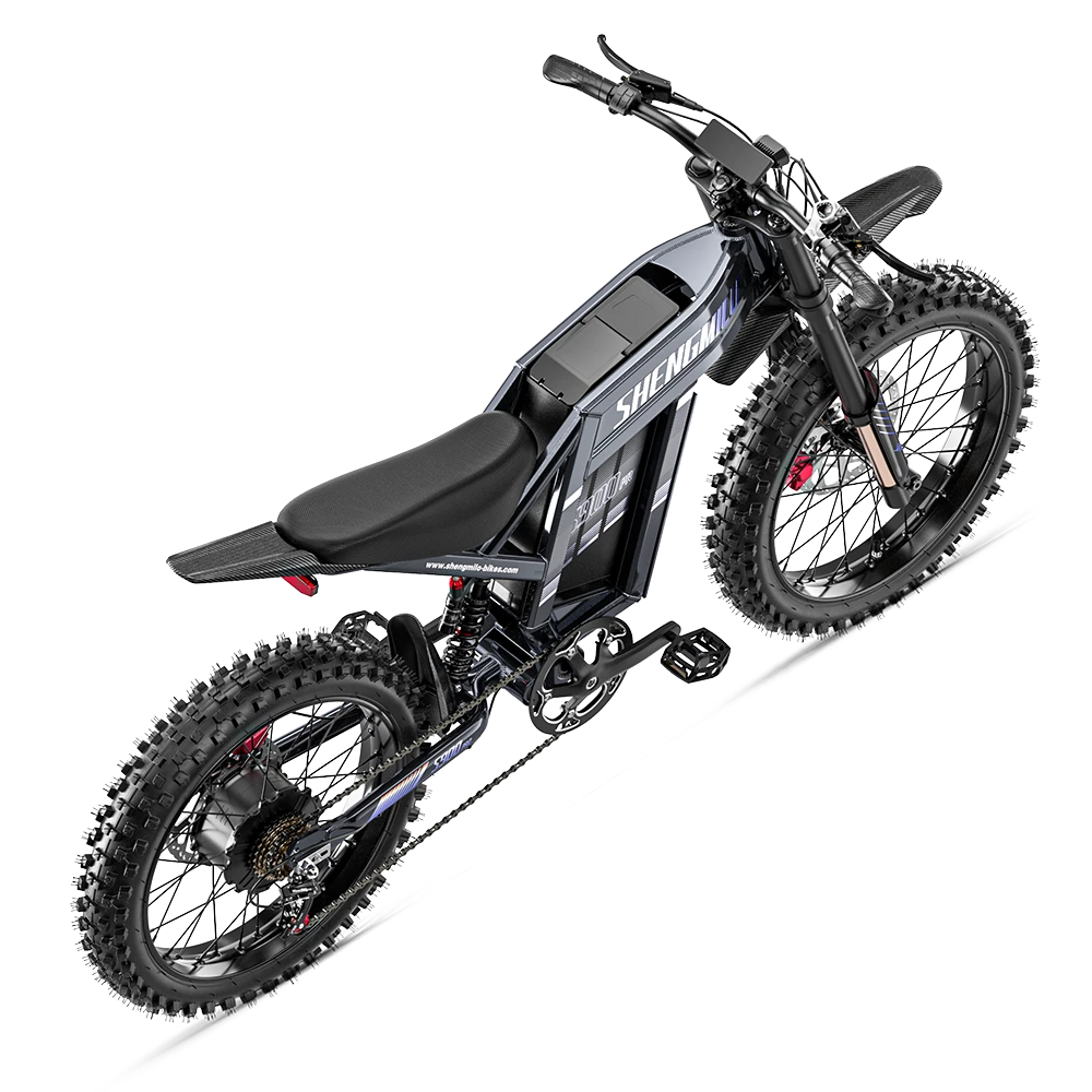 Shengmilo S900 Pro electric bike, elevated side view