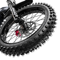 Rear knobby tire and suspension on Shengmilo S900 Pro electric bike