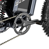 Crankset and chain on Shengmilo S900 Pro electric bike