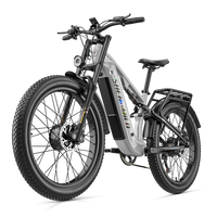 Shengmilo S600 PRO electric bike in a front three-quarter view with fat tires and rear cargo rack