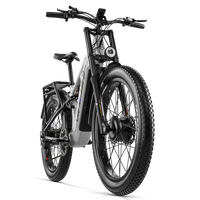 Shengmilo S600 PRO electric bike in a front view highlighting the front fork and fat tires