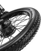 Close-up of the Shengmilo S600 PRO 3.0-inch fat tire tread