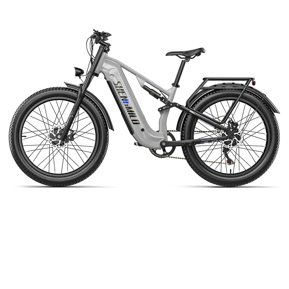 Shengmilo S600 PRO electric bike side view, positioned higher for a navigation menu image.